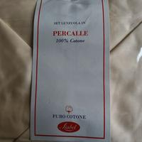 lenzuola matrimoniali cotone percalle liabel 