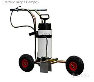 Carrello segna campo a spruzzo manuale