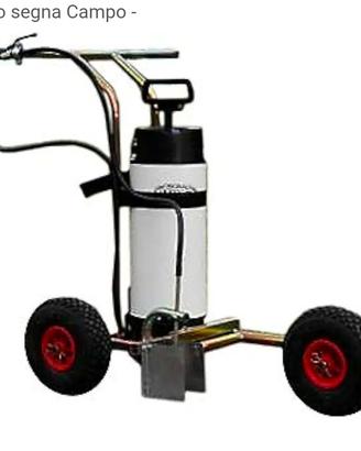 Carrello segna campo a spruzzo manuale