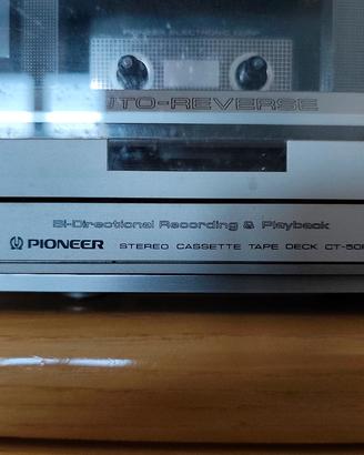 piastra cassette Pioneer 
