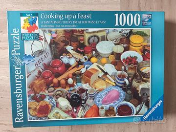 PUZZLE Ravensburger 1000 Pezzi "Colazione"