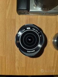 Samyang 8mm - lente Sony grandangolo