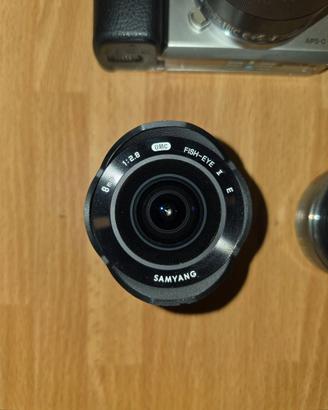 Samyang 8mm - lente Sony grandangolo