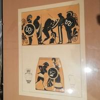 13 stampe incorniciate vasi dipinti Museo di Leida