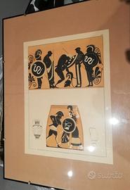 13 stampe incorniciate vasi dipinti Museo di Leida