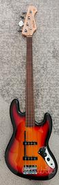 Basso elettrico fretless Harley Benton