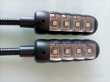 Luci LED per consolle a collo di cigno BNC 4 color