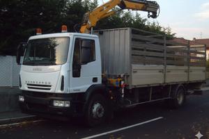 IVECO EUROCARGO 160E22 - Cassone Fisso con Gru AMC