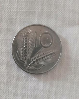 moneta da lire 10 del 1951