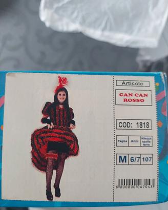vesitio carnevale ballerina can can