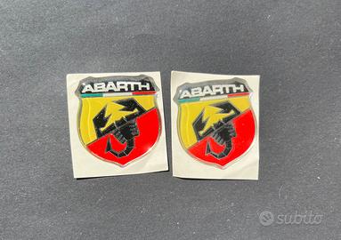 Loghi stemmi abarth 3d adesivi
