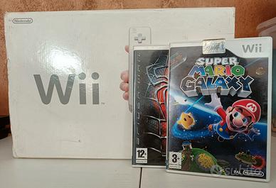 Console Nintendo Wii PAL boxata con 2 giochi 