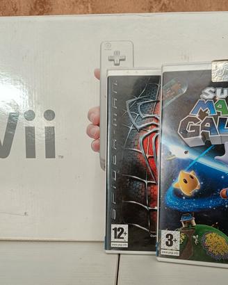 Console Nintendo Wii PAL boxata con 2 giochi 