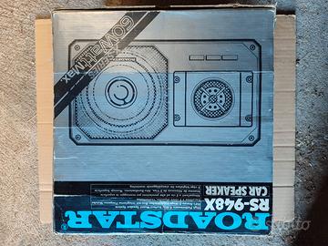 coppia casse roadstar per auto camper camion