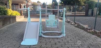 scivolo e altalena x bambini 0 2 anni