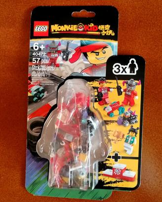 4 LEGO: 40472 MONKIE +30645  + 30680 +853777  MSB