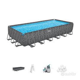 Piscina rettangolare completa BESTWAY 561KG 732x36