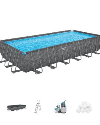 Piscina rettangolare completa BESTWAY 561KG 732x36
