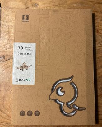 Puzzle in legno 3D - Dimetrodon