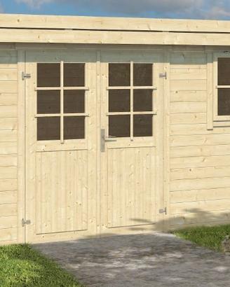 Casa legno ROANNE 300x360 CM - 34 mm casa casette