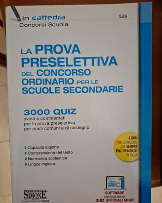 manuale preselettiva concorso scuola secondaria