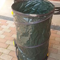 carello raccogli foglie raccoglitore erba