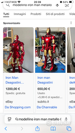 Modellino Iron Man 60cm