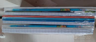 Quaderni con quadretti da 1 cm