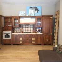 Cucina rustica in legno stile country