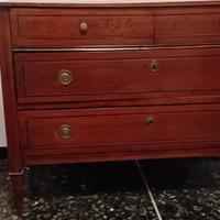 cassettiera stile impero con comodino