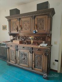 arredamento soggiorno in stile rinascimentale