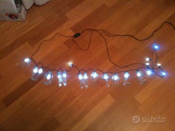 addobbi natalizi scritta luminosa buon natale