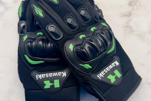 guanti moto kawasaki taglia L