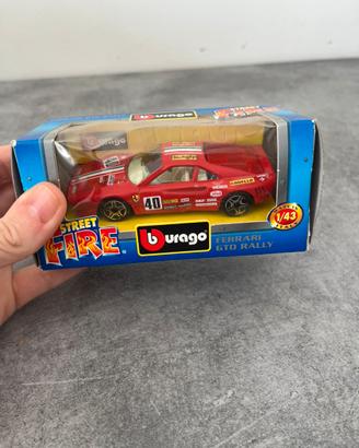 Burago Ferrari Gto Rally street fire 4107