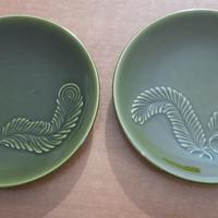 Due piatti in ceramica Casarte Italy 