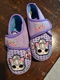 Pantofole per bambina taglia 26