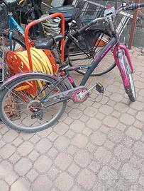 BICICLETTA BAMBINA 24" SENZA CATENA