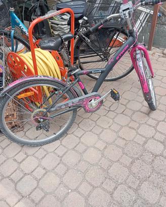 BICICLETTA BAMBINA 24" SENZA CATENA