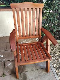 Sedia pieghevole giardino 