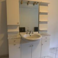 Mobiletto bagno bianco