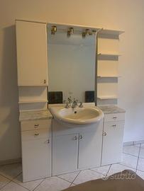 Mobiletto bagno bianco