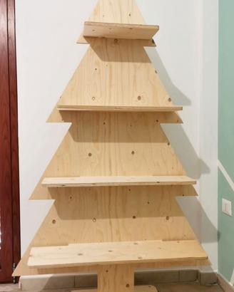 Albero decorativo in legno