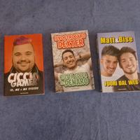 Libri youtuber italiani Ciccio, Dexter e Matt&Bise