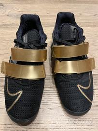 Nike Romaleos 4 oro e nero taglia 38,5