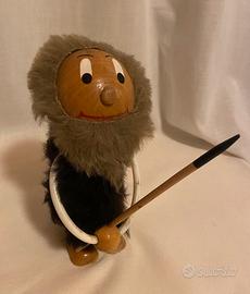 Statuina legno vintage Ortisei