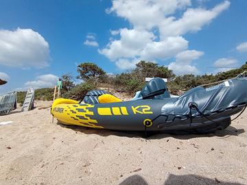 kayak k2 gonfiabile 2 posti PARI AL NUOVO,