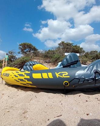 kayak k2 gonfiabile 2 posti PARI AL NUOVO,