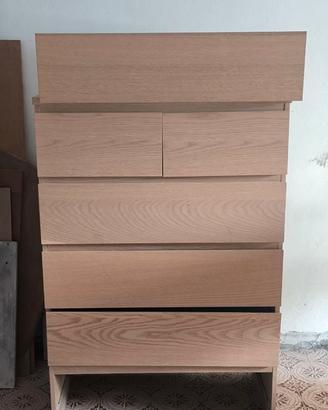 Cassettiera MALM IKEA 6 cassetti