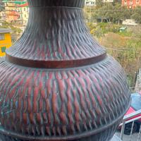 Antica brocca o porta ombrelli rame brunito