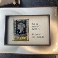Francobollo one penny black